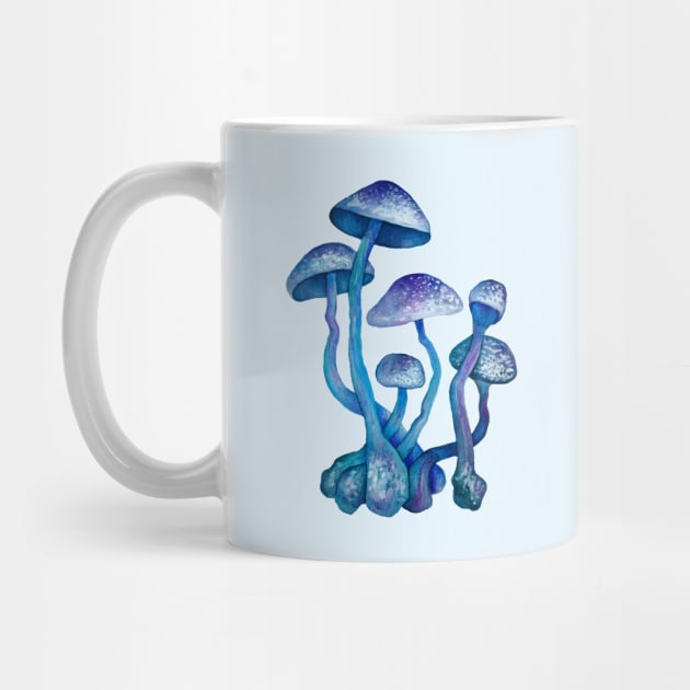 Blue Magic Mushrooms by iefae